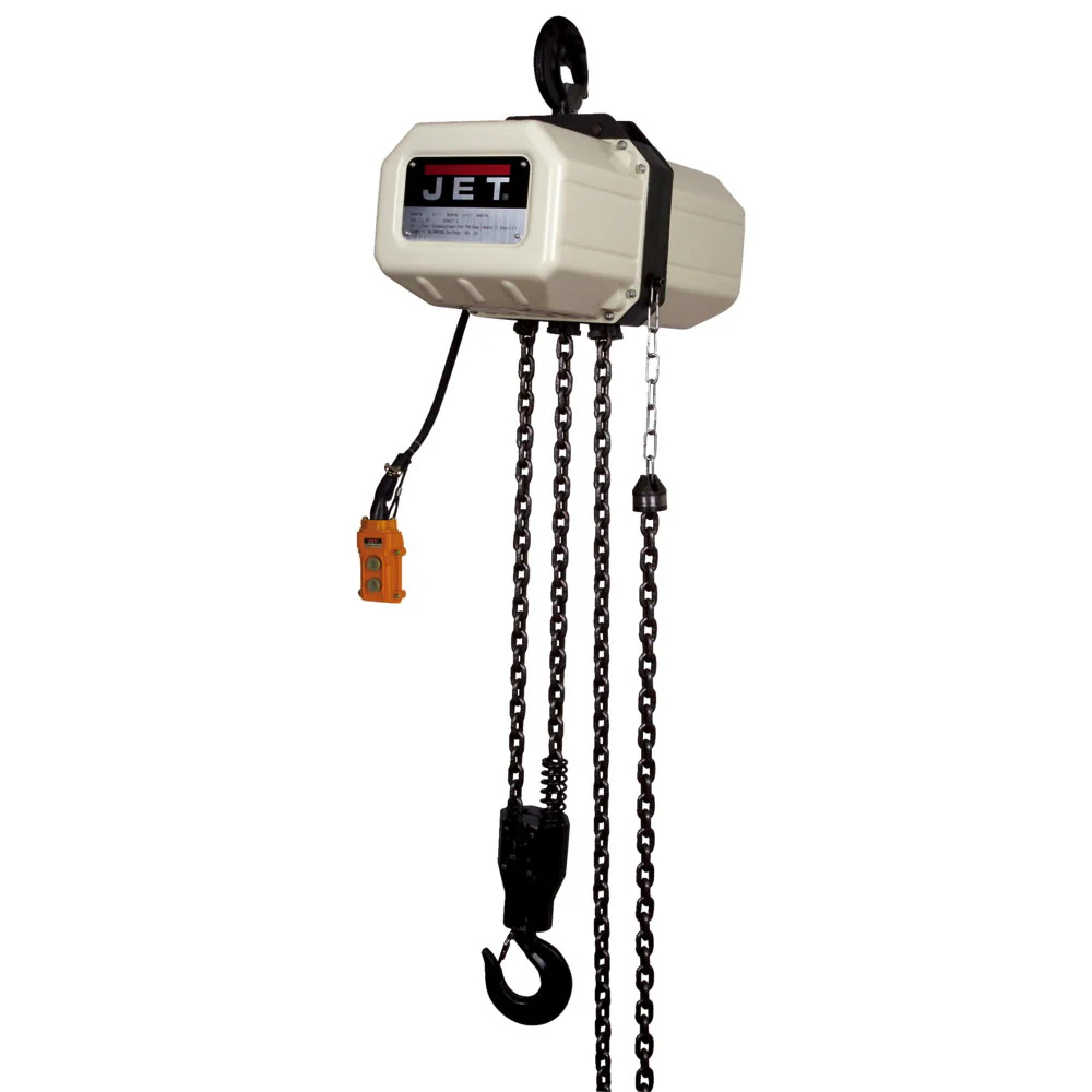 Jet JT9-530200 5SS-3C-20, 5-Ton Electric Chain Hoist 3-Phase 20' lift - Mactool Shop