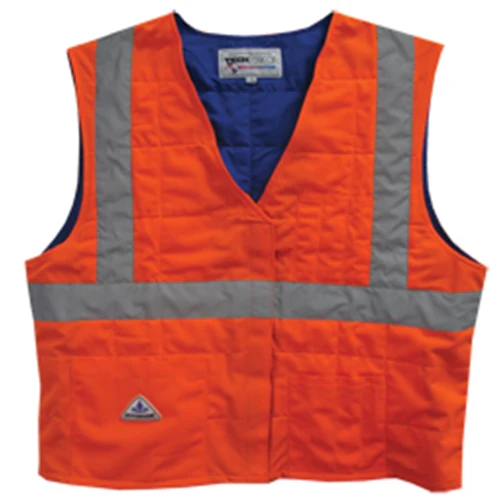 Techniche 6538-OR-SM Evaporative Cooling ANSI Class II Vest Small - Mactool Shop
