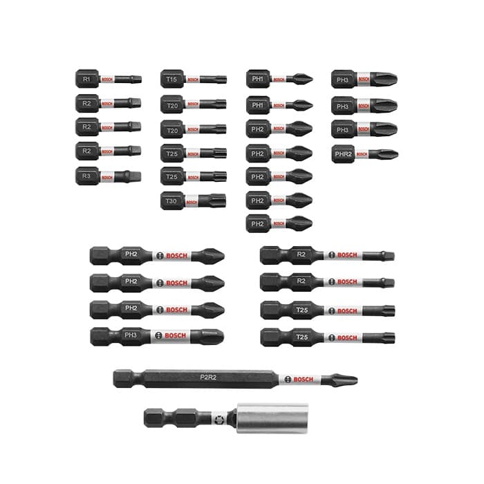 Bosch SBID32 32 Piece Impact Tough Screwdriving Bit Set - Mactool Shop