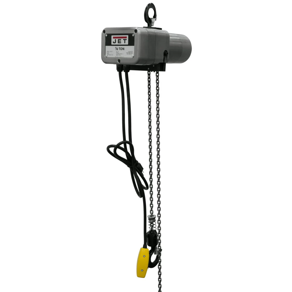 Jet JT9-110100 JSH-275-10 1/8-Ton Electric Chain Hoist 1-Phase 10' Lift - Mactool Shop