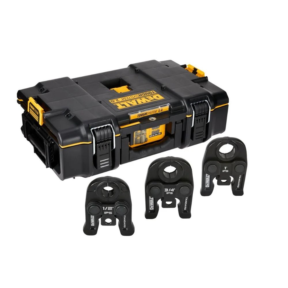 DEWALT DCE202K 1/2 in. to 1 in. Standard IPS Press Jaws Kit - Mactool Shop