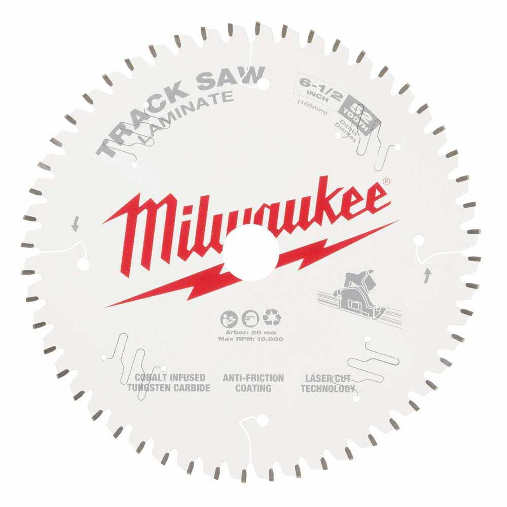 Milwaukee 48-40-0643 6-1/2” 52T Laminate Track Saw Blade - Mactool Shop