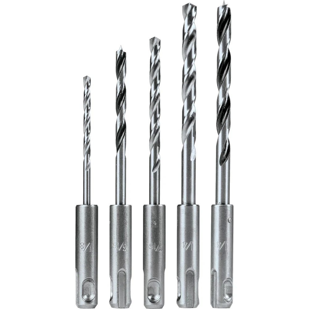Makita B-59243 5 Pc. Assorted SDS-PLUS Drill Bit Set, Metal, Wood - Mactool Shop