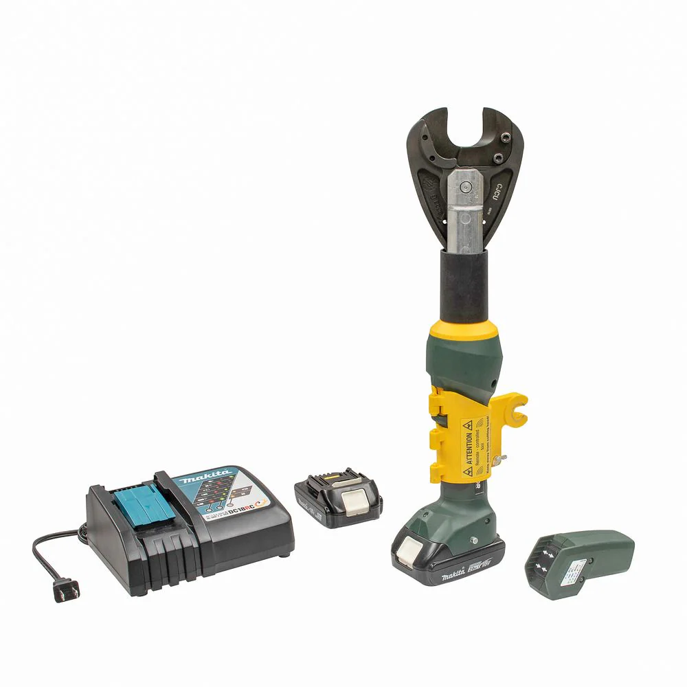 Greenlee EK425LXR11CUAL EK425LXR 6 Ton, Soft Metal Remote Cutter, 2.0Ah Battery, 120V Charger - Mactool Shop