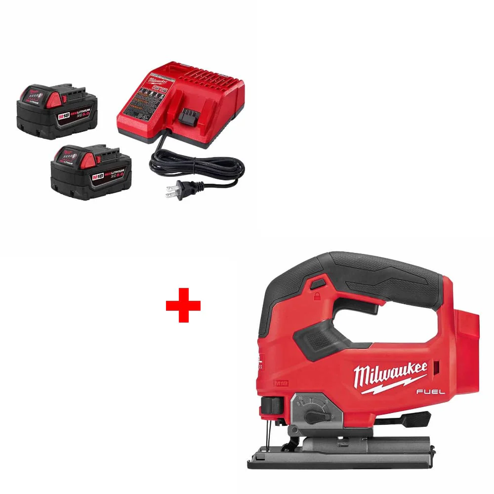 Milwaukee 48-59-1852B M18 18V Starter Kit w/ FREE 2737-20 M18 FUEL Jig Saw, Bare - Mactool Shop