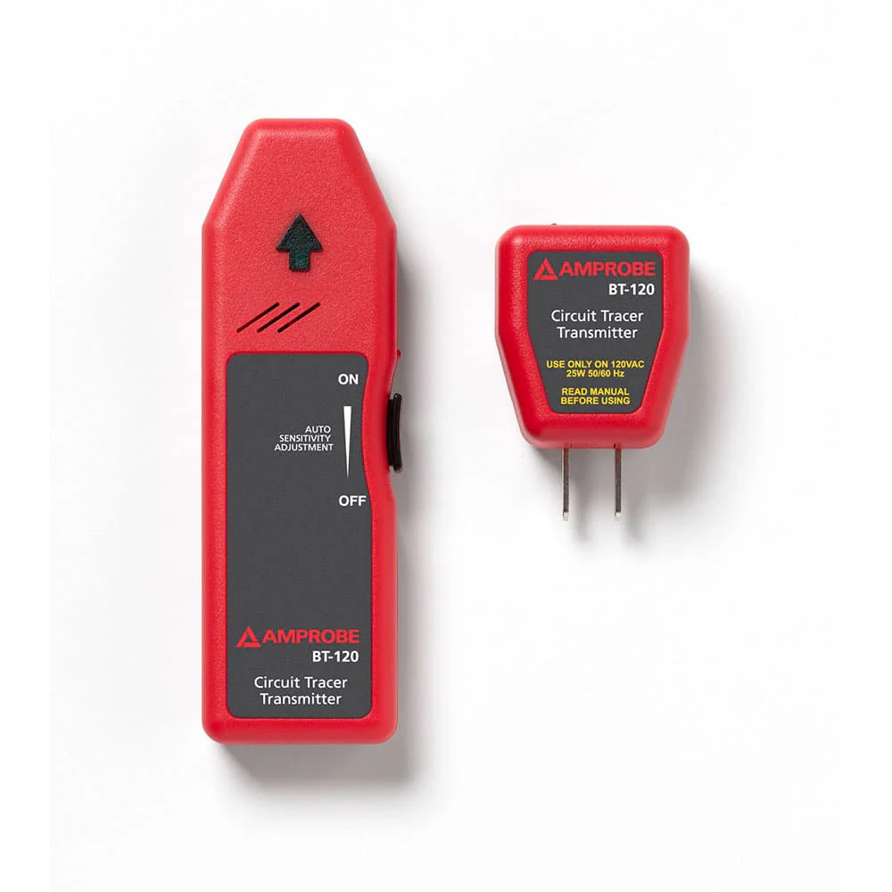 Amprobe 3472789 BT-120 90V to 120V AC Circuit Tracer Transmitter with Auto Sensitivity Adjustment - Mactool Shop