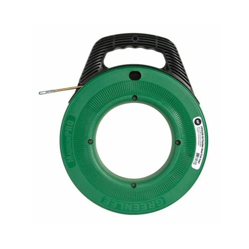 Greenlee FTFS439-50 MagnumPro Flexible Steel Cable Fish Tape with Case 3/16