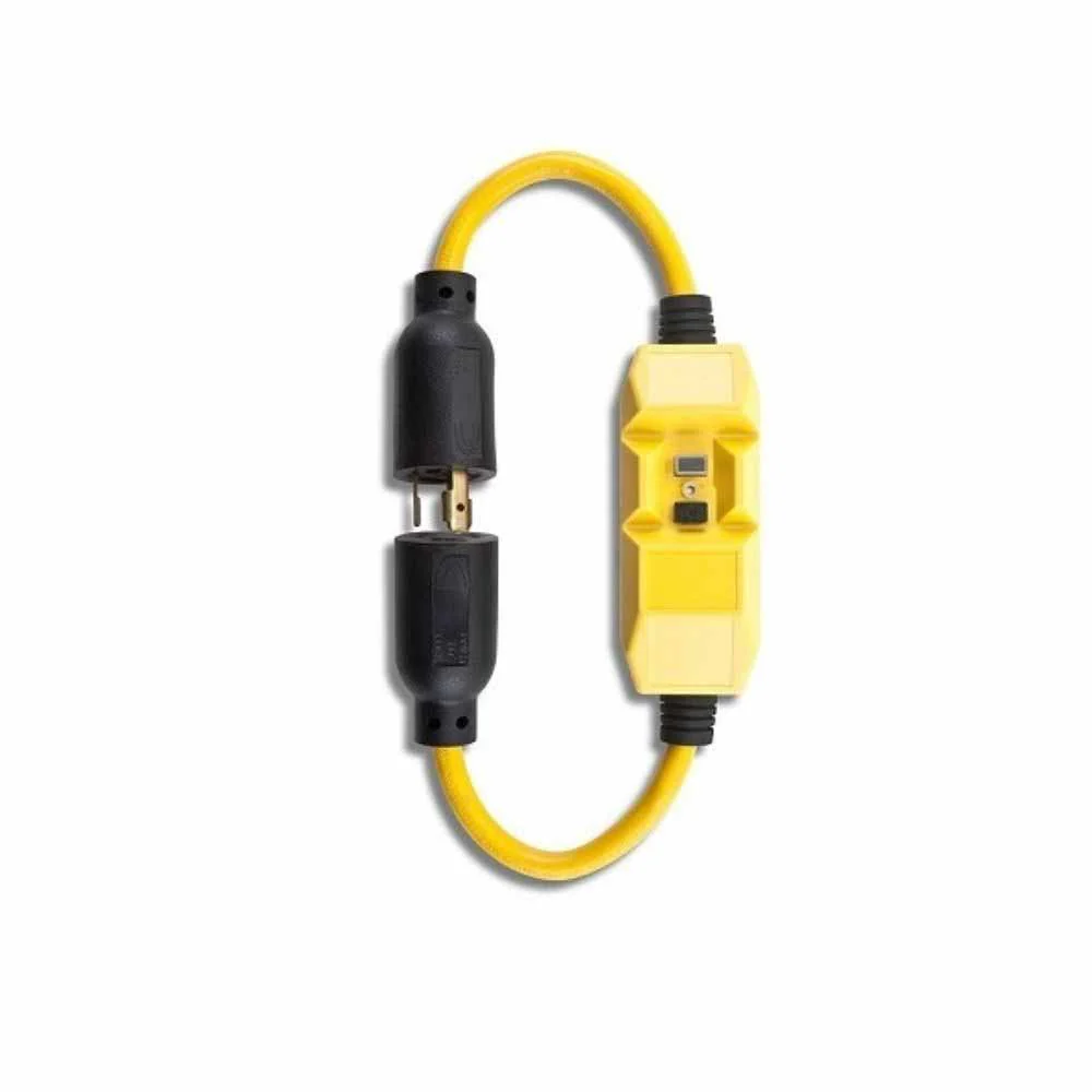 Southwire 25080136-6 2' 20A In-Line GFCI 12/3 Cord Set Single Outlet (NEMA L5-20) Twist-Lock - Mactool Shop