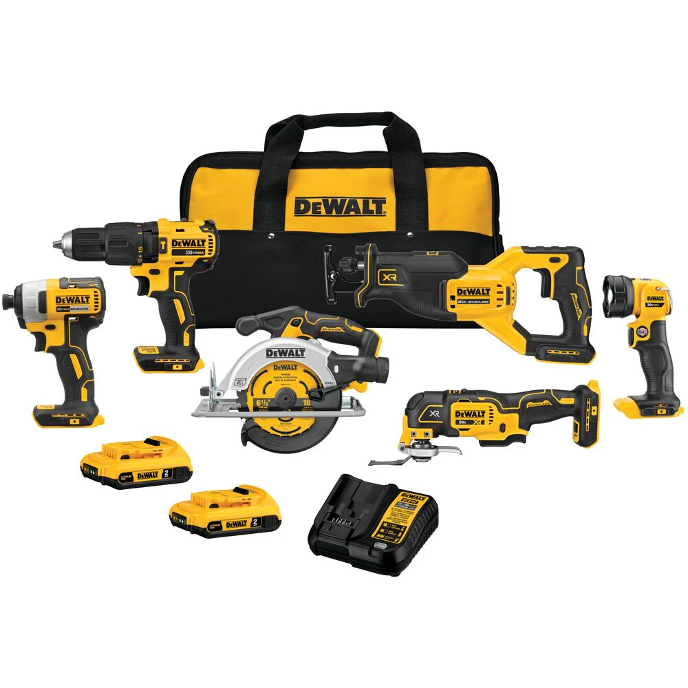 DeWalt DCK675D2 20V MAX* Brushless Cordless 6-Tool Combo Kit - Mactool Shop