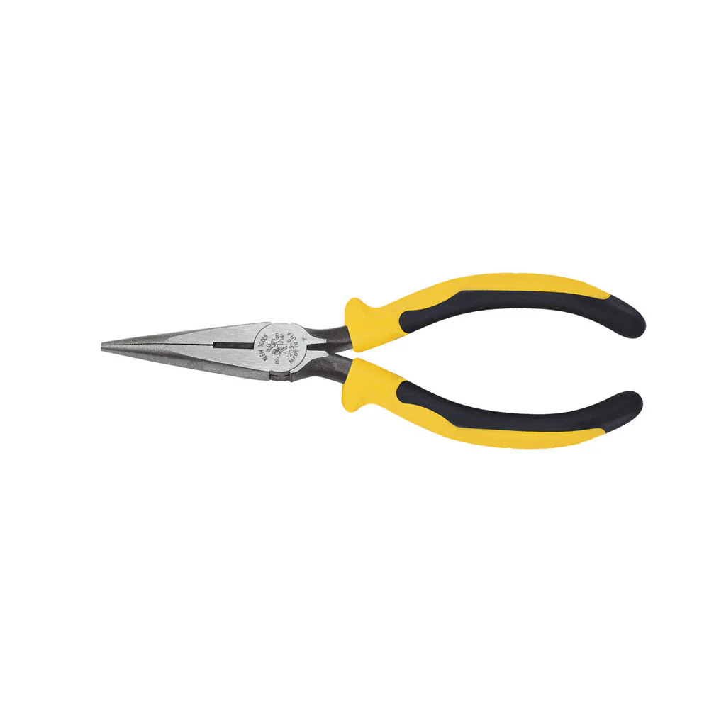 Klein Tools J203-6 Pliers, Long Nose Side-Cutters, 6-3/4