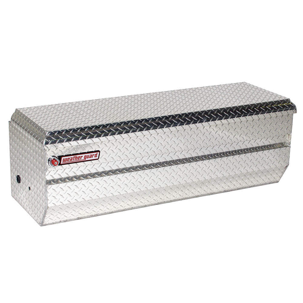 WeatherGuard 654-0-01 Clear Aluminum All-Purpose Chest, Compact, 12.0 Cu. Ft. - Mactool Shop
