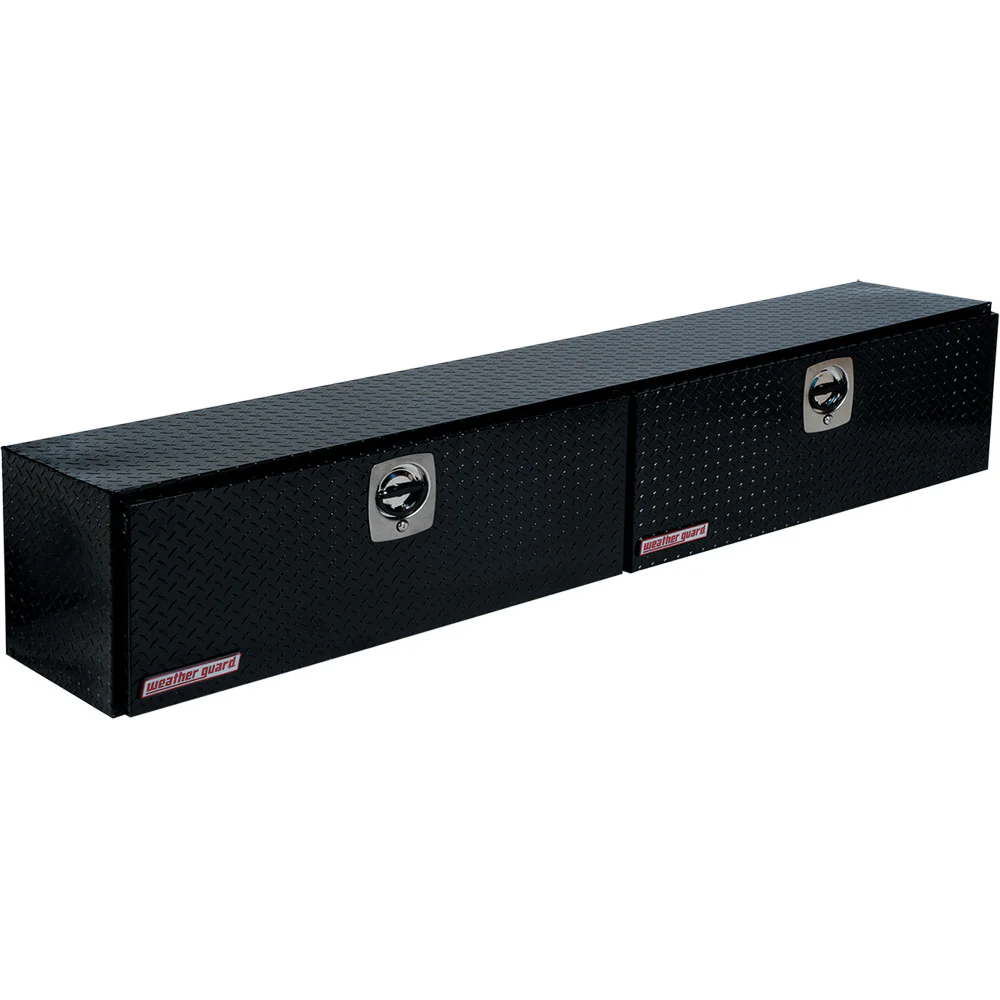 WeatherGuard 396-5-02 Gloss Black Aluminum Hi-Side Box, 11.8 Cu. Ft. - Mactool Shop