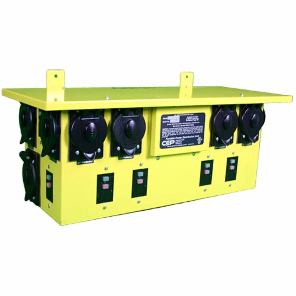 Southwire 8808UGBX 50A 125/250V Wall Mount UG Barricade Box w/ Hanging Ears, 8 Outlet - Mactool Shop