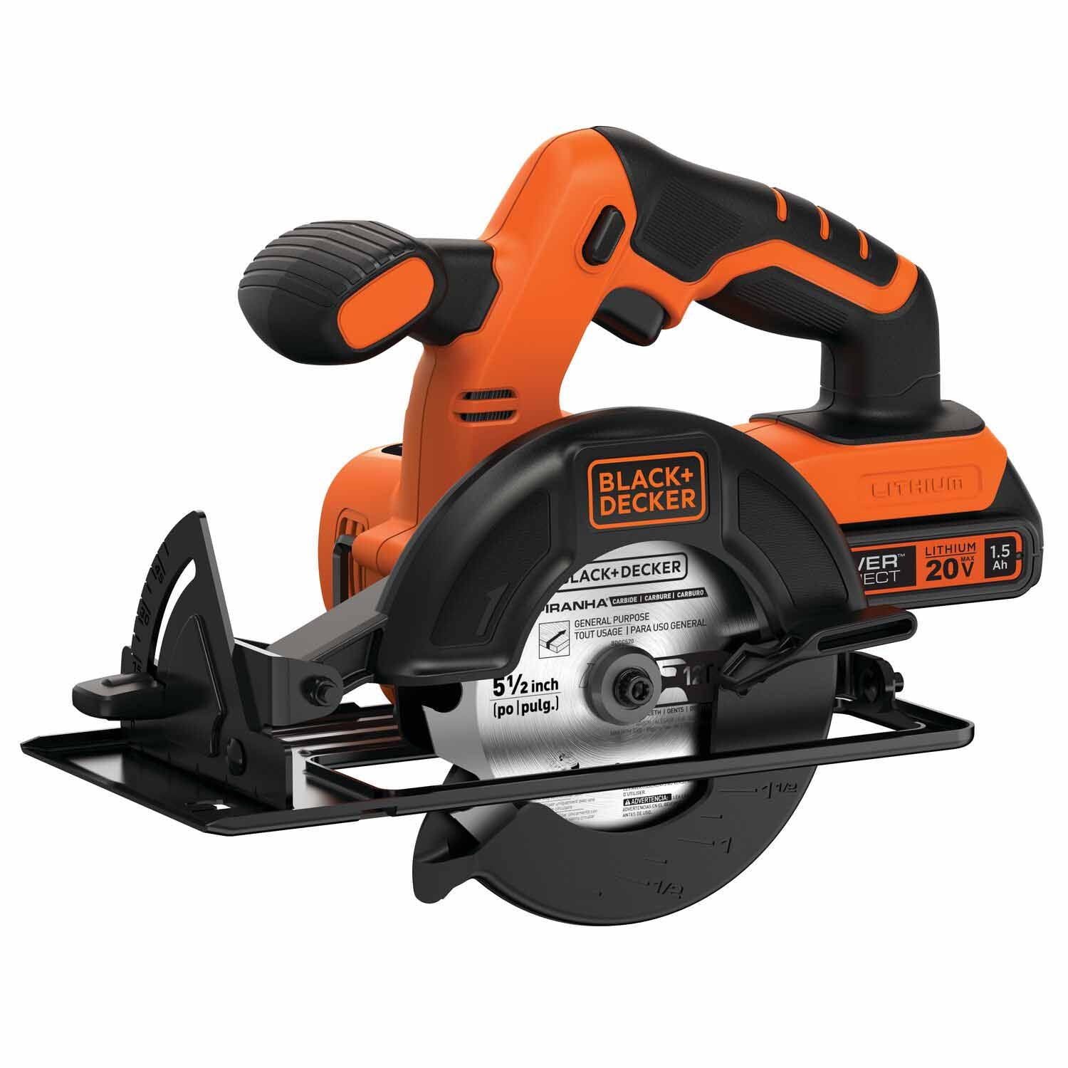 Black & Decker BDCCS20C 20V MAX* Variable Speed Cordless Circular Saw - Mactool Shop