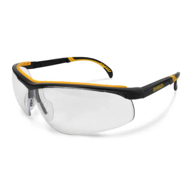 Dewalt DPG55-1D DC Safety Glasses, Black Frame, Clear Lens - Mactool Shop