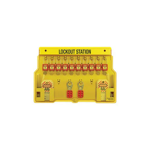 MasterLock 1483BP410 10-Lock Padlock Station, Z.T. Padlocks - Mactool Shop