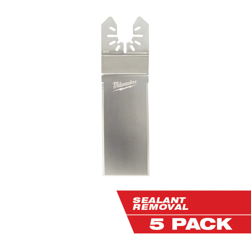 Milwaukee 49-25-2231 Milwaukee® OPEN-LOK™ STRAIGHT SEALANT CUTTING BLADE 5PK - Mactool Shop