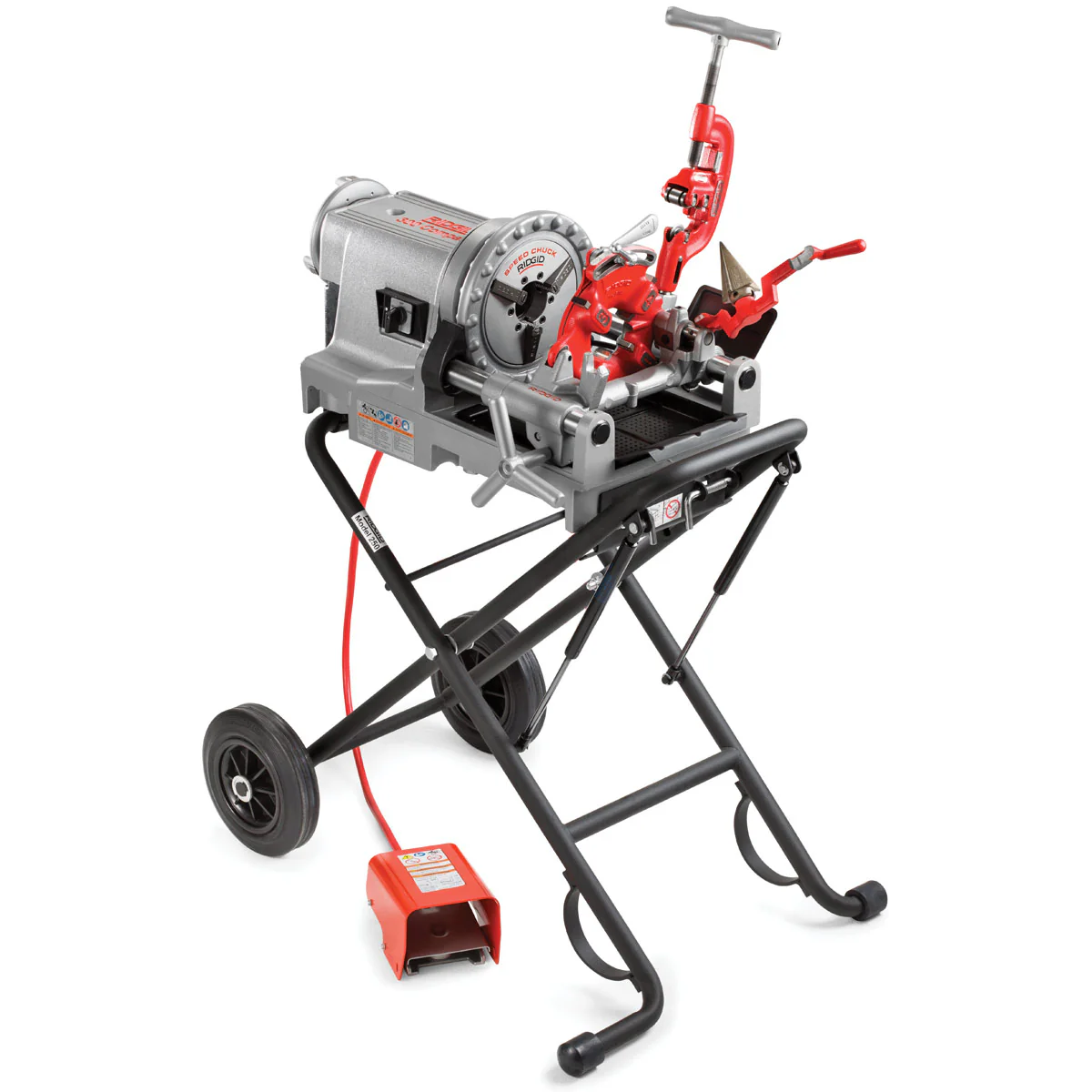 RIDGID 75602 52 RPM 300 Compact Pipe Threading Machine w/ 250 stand - Mactool Shop
