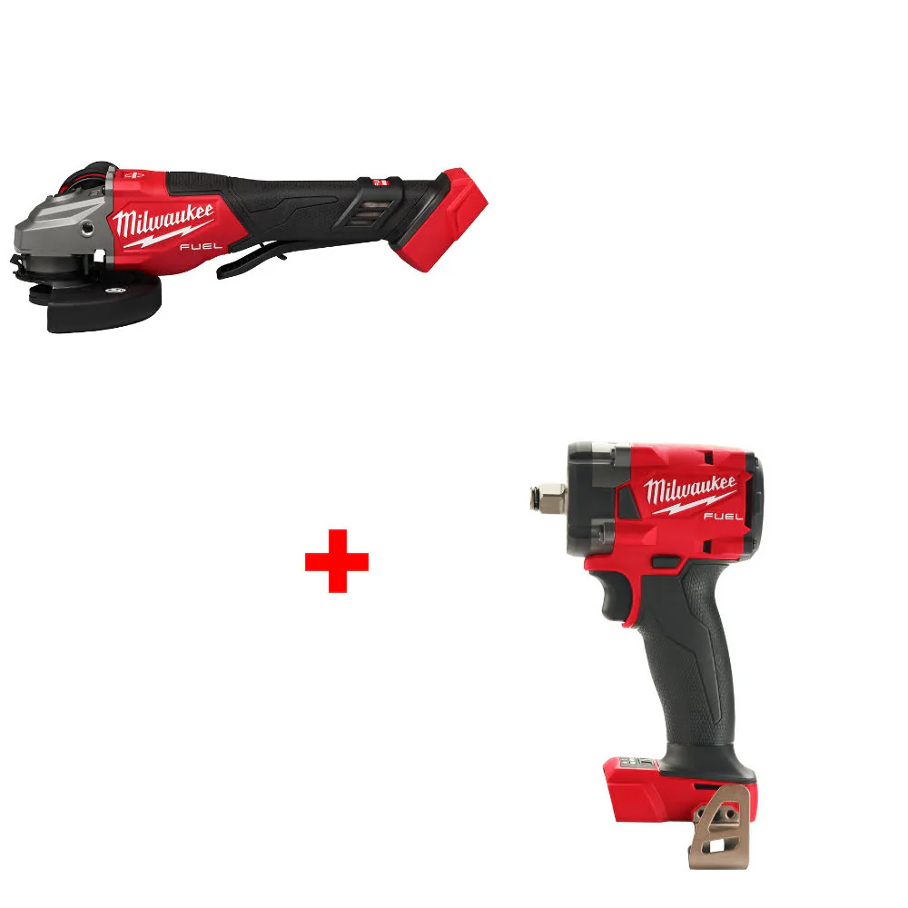 Milwaukee 3670-22 M18 FUEL Grinder Kit W/ FREE 2855-20 M18 FUEL Impact Wrench - Mactool Shop