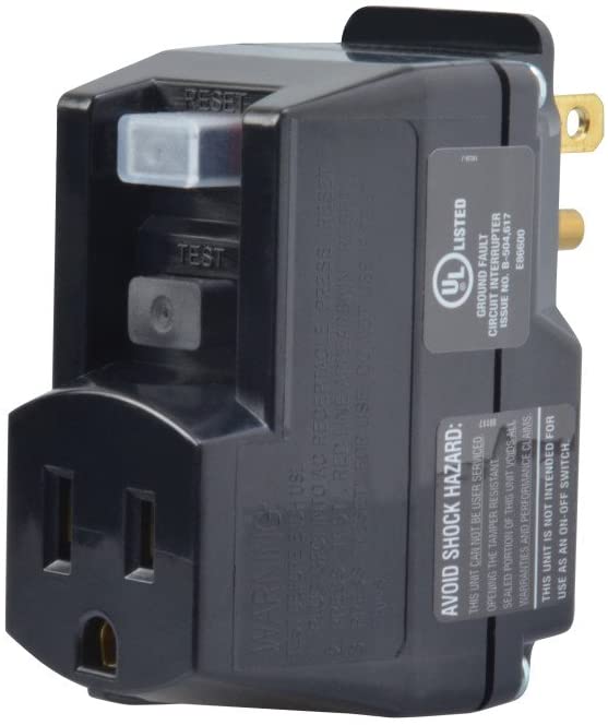 Yellow Jacket 2762 120-Volt, 15-Amps, 1800-Watts Single Outlet GFCI Adapter, For Indoor Use Wit - Mactool Shop