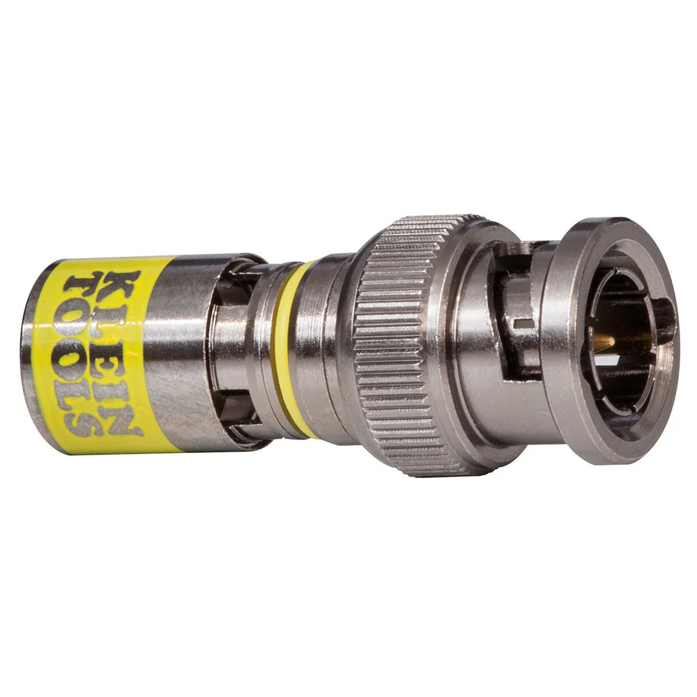 Klein Tools VDV813-607 Universal BNC Compression Connectors RG6-R6Q 10-Pack - Mactool Shop
