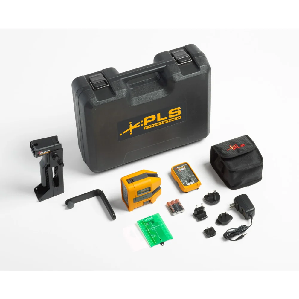 PLS 5116087 PLS 180G RBP Kit, Cross Line Green Laser Kit w/ Rechargeable Battery - Mactool Shop