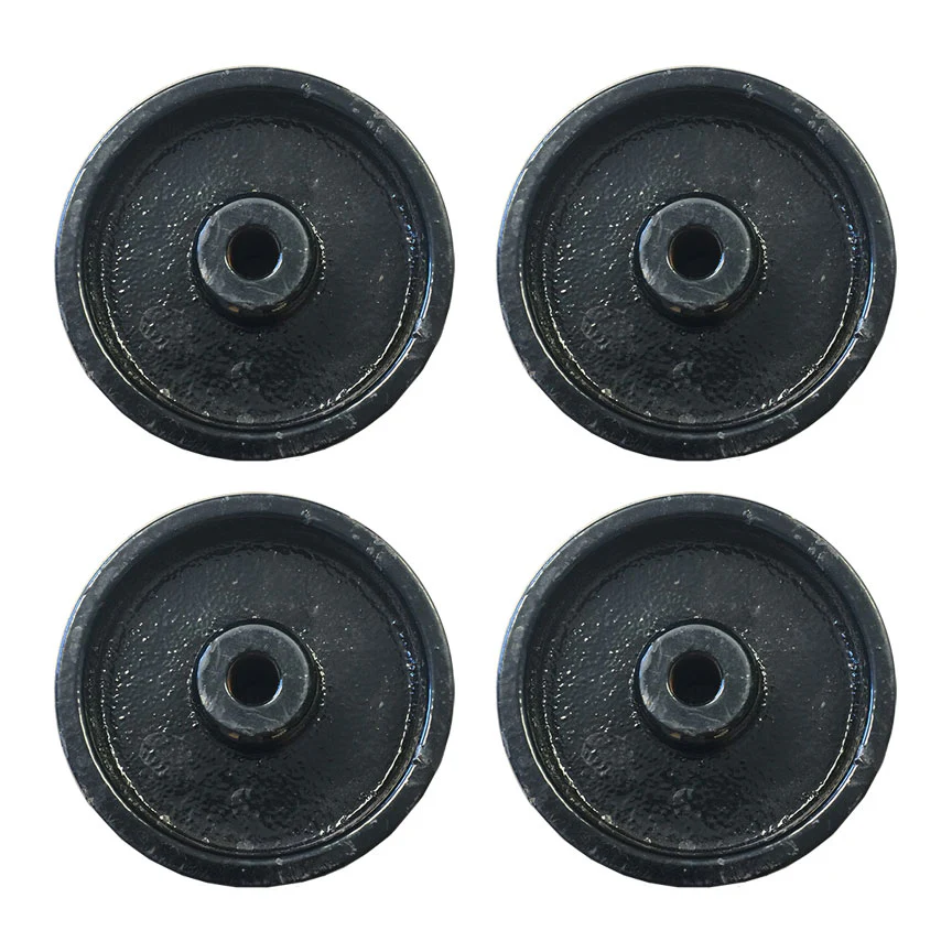 B&B Pipe Tools 3502 Steel Wheel Kit (4 Wheels) w/Nuts And Bolts - Mactool Shop