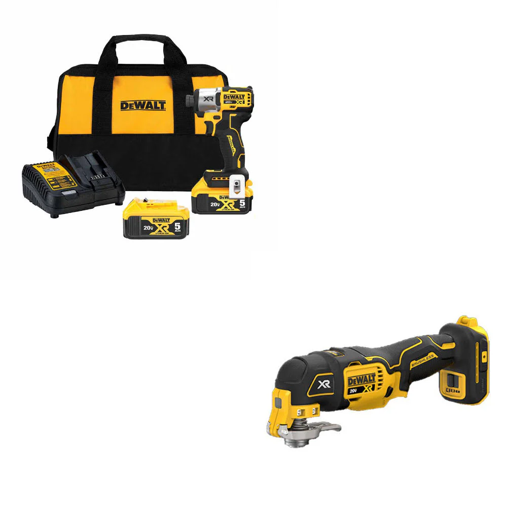 DeWalt DCF845P2 20V MAX XR Impact Driver Kit W/ FREE DCS356B 20V MAX Multi-Tool - Mactool Shop