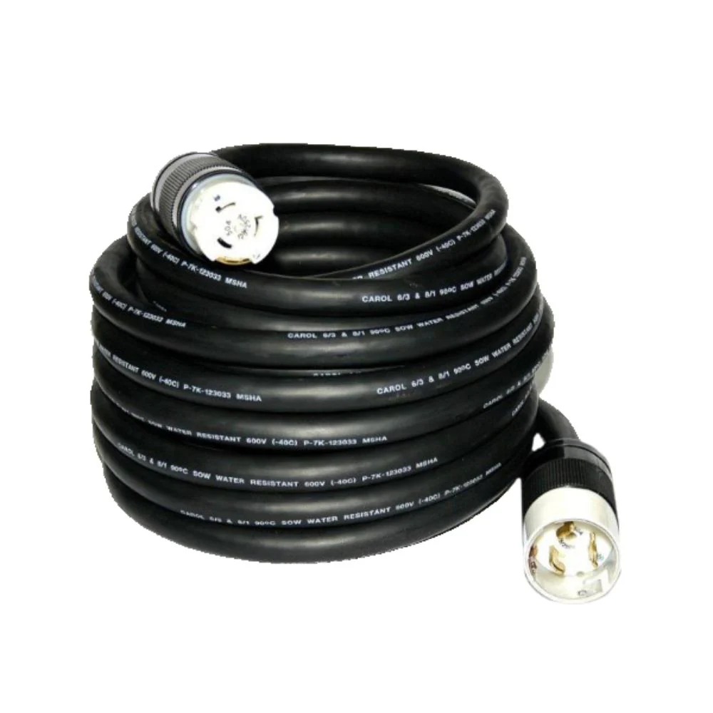 Southwire 8100 100' Temporary Power Cord, 6/3-8/1 SOOW Cord w/ 50A 3P4W - Mactool Shop