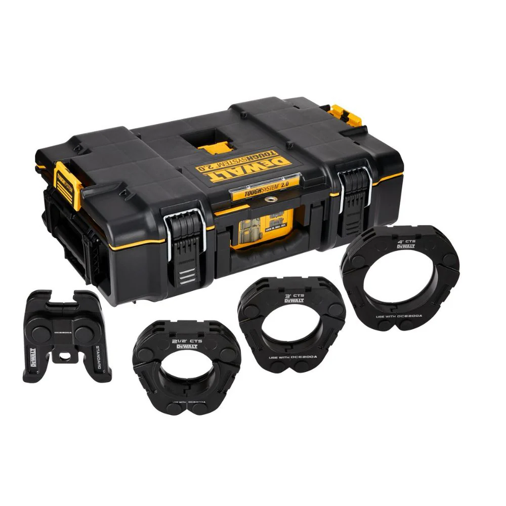 DEWALT DCE201K 2-1/2 in. to 4 in. Standard CTS Press Rings and Actuator Kit - Mactool Shop