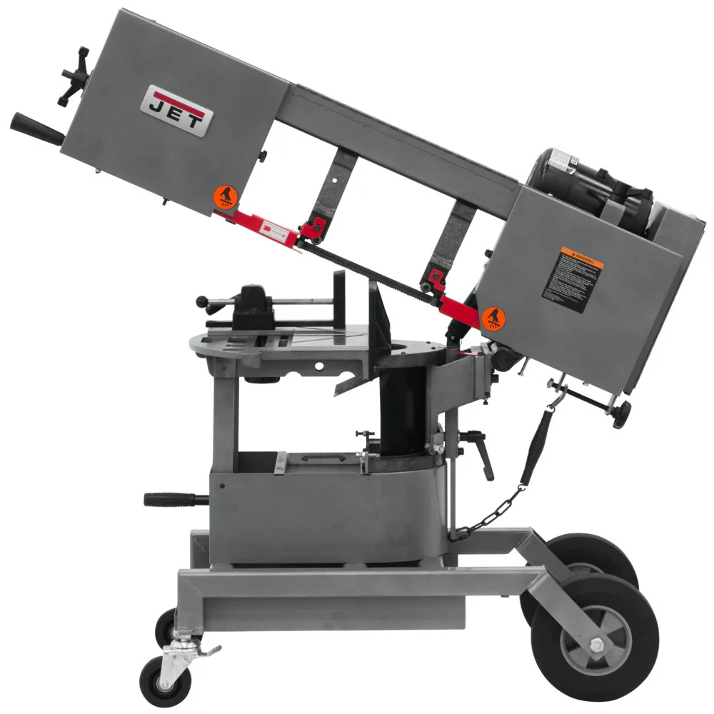 Jet JT9-424460 HVBS-8-DMW Dual Miter Portable Bandsaw, 3/4HP - Mactool Shop