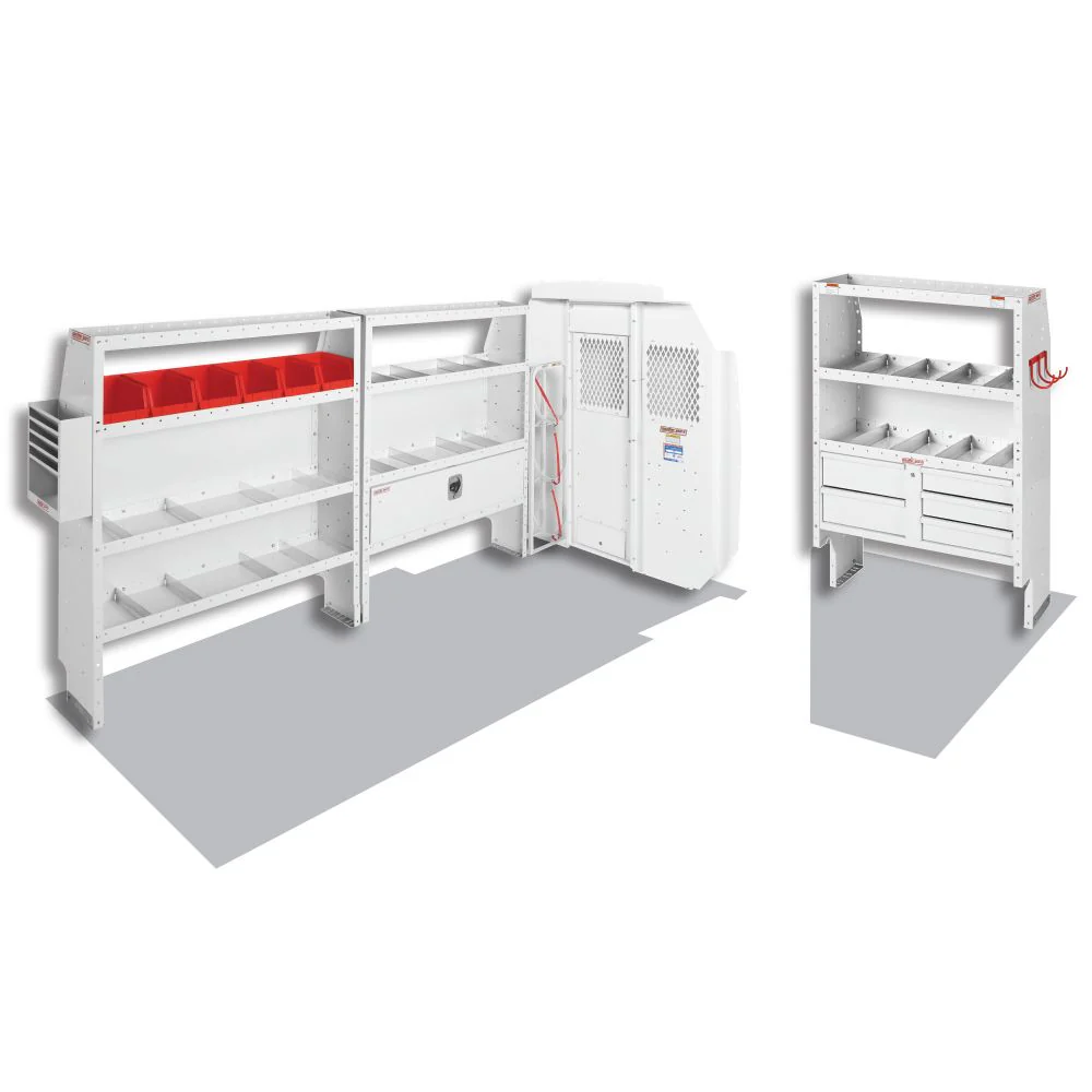 WeatherGuard 600-8213L HVAC/Mechanical Van Package, Mid-Roof, 148