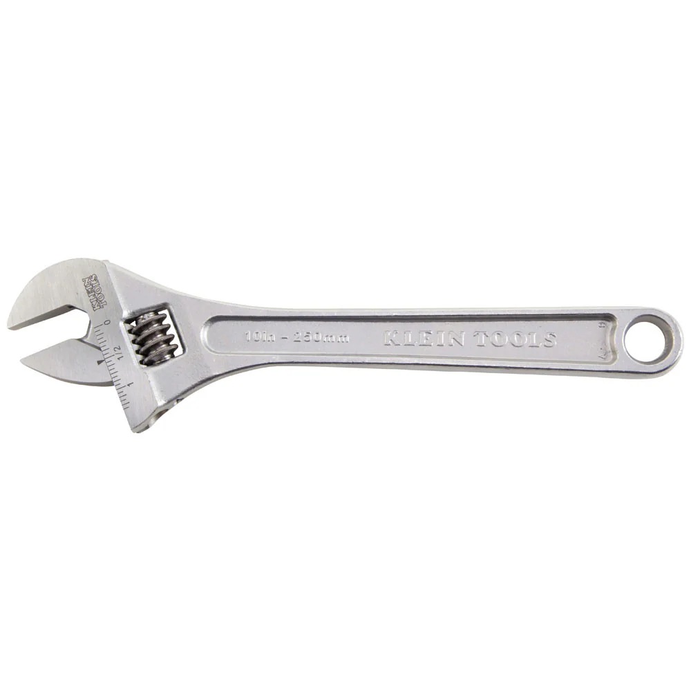 Klein Tools 507-10 Adjustable Wrench, Extra-Capacity, 10