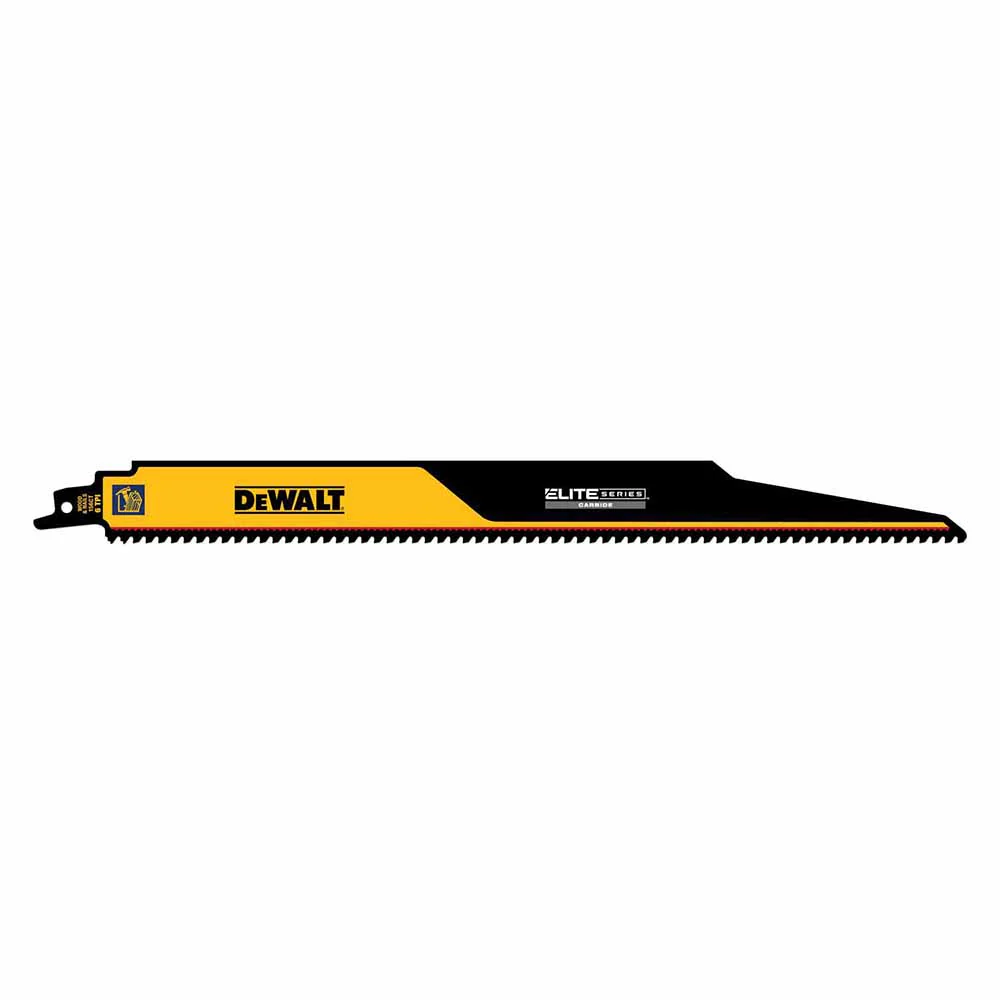 DeWalt DWAR156CT-3 Elite Series Carbide Tipped 12-in 6-TPI Demolition Reciprocating Saw Blade, 3-Pack - Mactool Shop