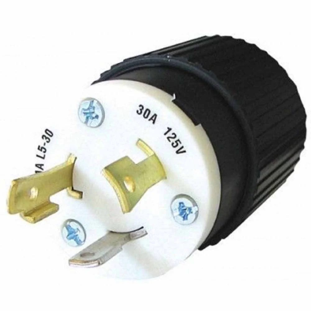 Bryant 70530NP 30-Amp L5-30P Straight Blade Plug, 125 Volt (12-00233B) - Mactool Shop