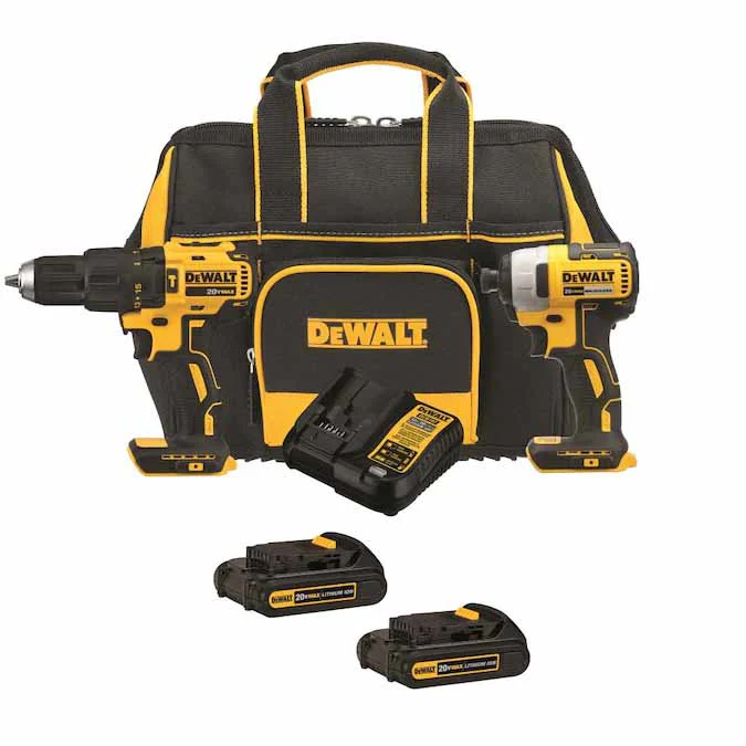 Dewalt DCKSS276C2BB 2-Tool 20-Volt Brushless Power Tool Combo Kit with Soft Case (2-Batteries and charger Included) - Mactool Shop