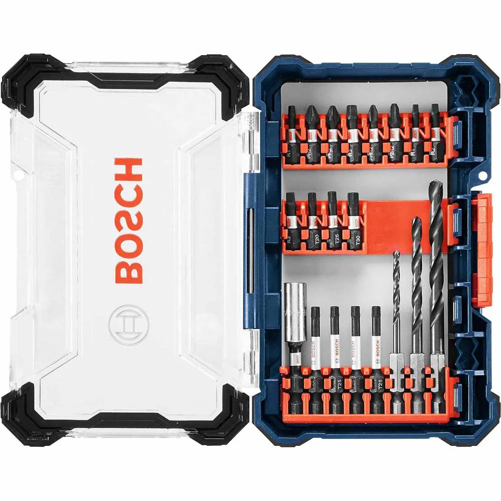 Bosch DDMSD40 40 pc. Driven Impact Screwdriving and Drilling Custom Case Set - Mactool Shop