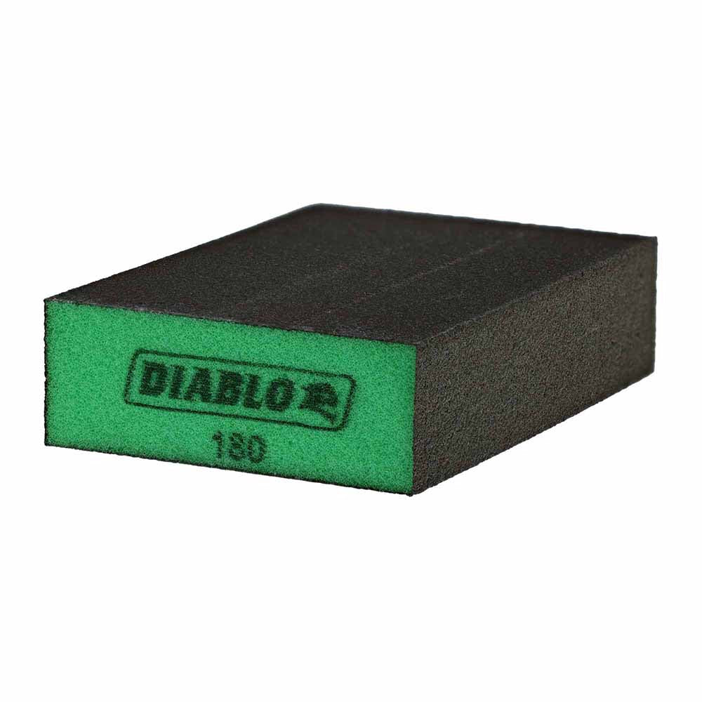 Diablo DFBBLOCUFN01G Flat 180-Grit (Ultra Fine) Sanding Sponge - Mactool Shop