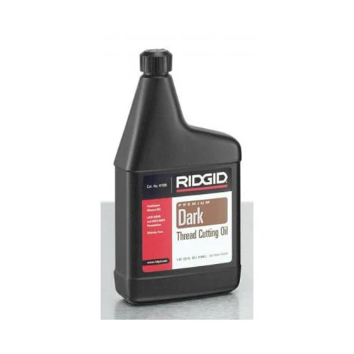 RIDGID 41590 Low Odor Anti-Misting Dark Threading Oil, 1 Quart - Mactool Shop
