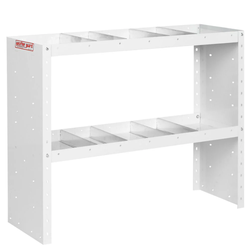 WeatherGuard 9334-3-03 Heavy Duty Adjustable 2 Shelf Unit, 34