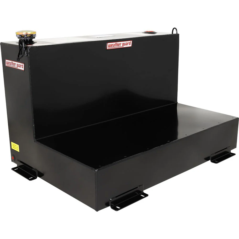 WeatherGuard 352-5-01 75-Gallon Black Steel Fuel Transfer Tank, L-Shape - Mactool Shop