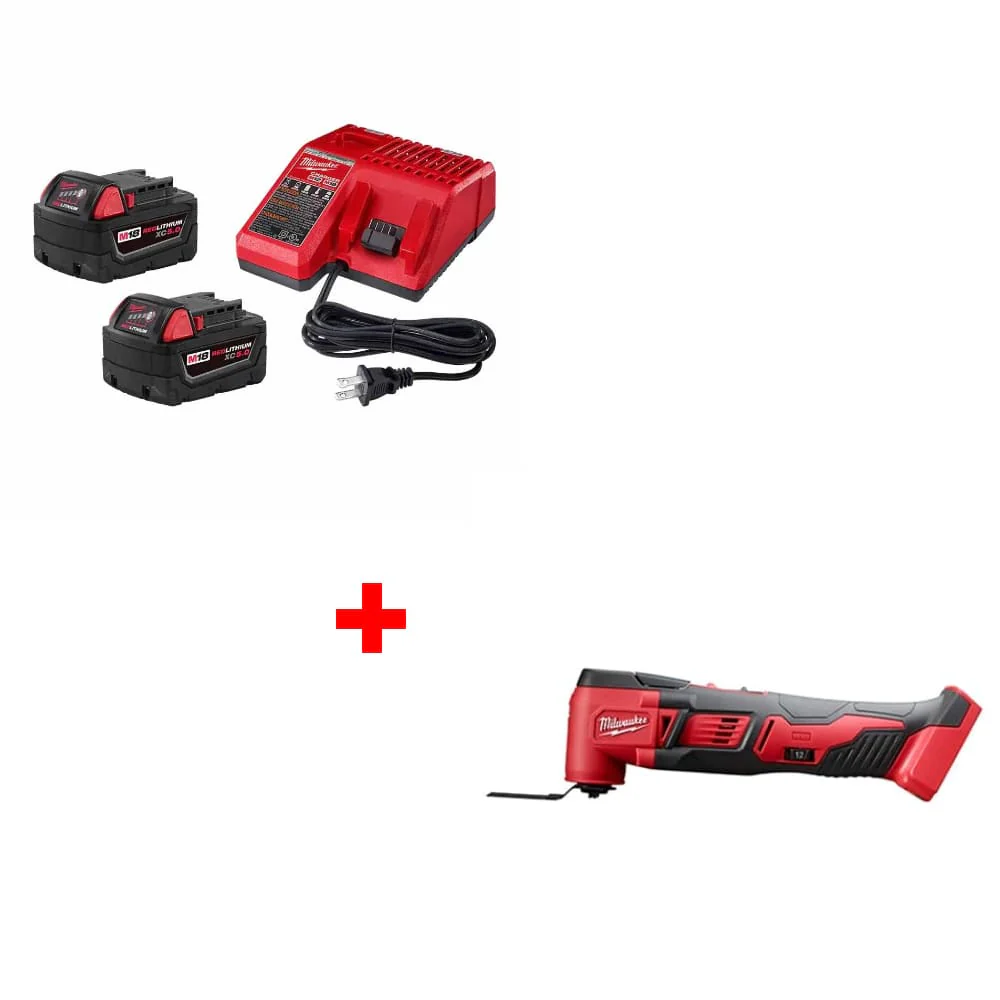 Milwaukee 48-59-1852B M18 18V Starter Kit w/ FREE 2626-20 M18 Multi-Tool, Bare - Mactool Shop