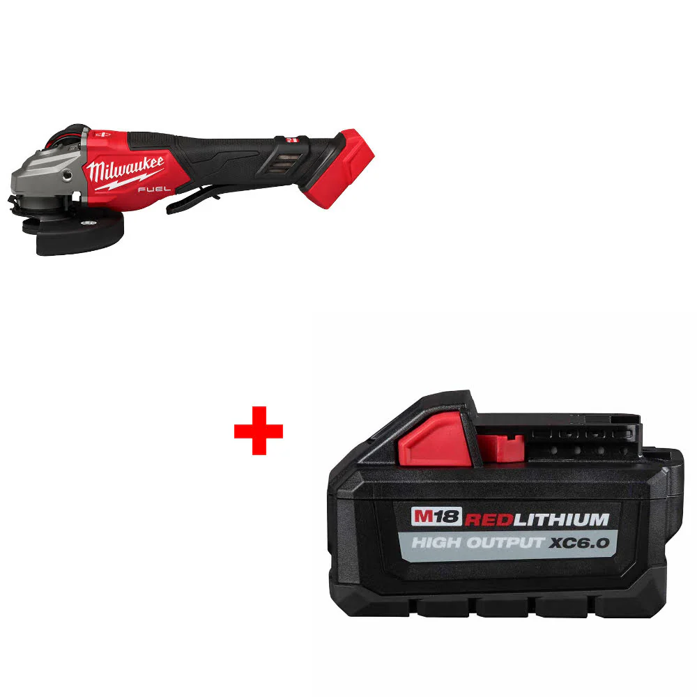 Milwaukee 3670-22 M18 FUEL Grinder Kit W/ FREE 48-11-1865 M18 XC6.0 Battery Pack - Mactool Shop