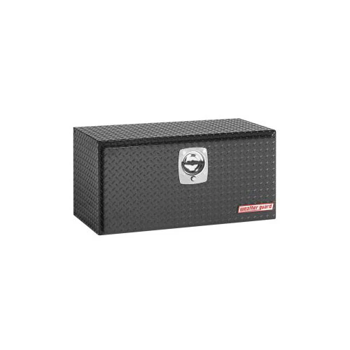 WeatherGuard 636-5-02 Gloss Black Aluminum Underbed Box, Compact, 6.5 Cu. Ft. - Mactool Shop
