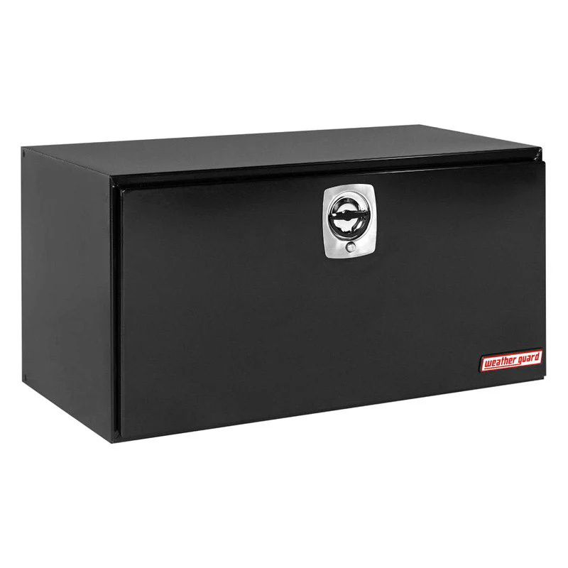 WeatherGuard 550-5-02 Gloss Black Steel Underbed Box, Jumbo, 16.2 Cu. Ft. - Mactool Shop