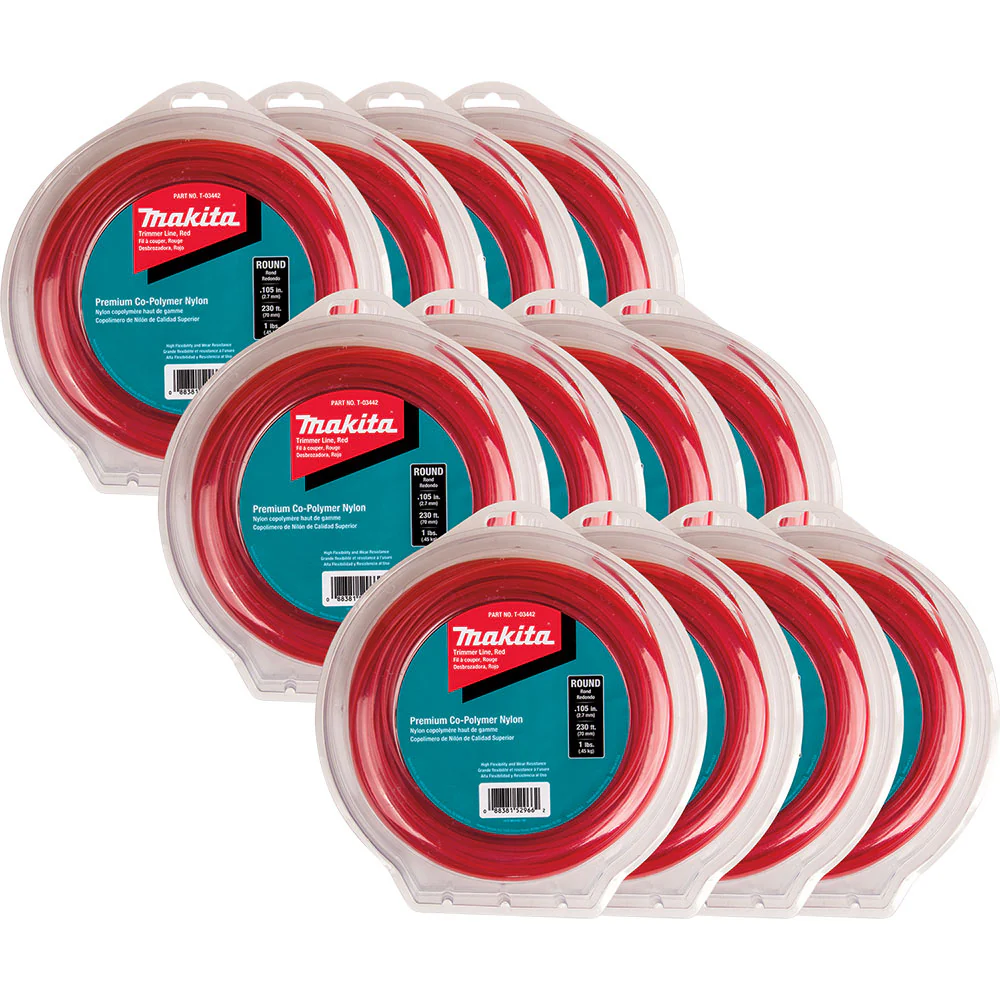 Makita T-03757 Round Trimmer Line, 0.105