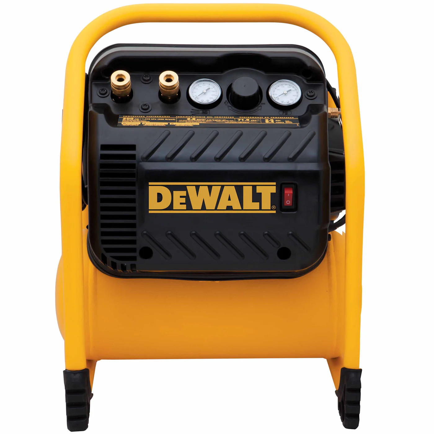 DeWalt DWFP55130 2.5 Gallon 200 PSI Quiet Trim Air Compressor - Mactool Shop
