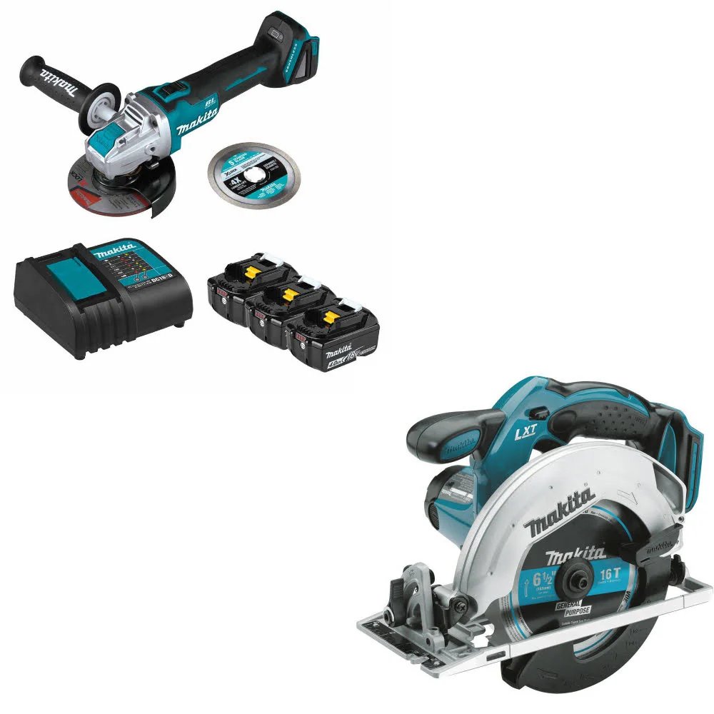 Makita BL1840BSCX3 18V LXT Li-Ion Starter Pack W/ FREE XSS02Z 18V LXT Circ Saw - Mactool Shop