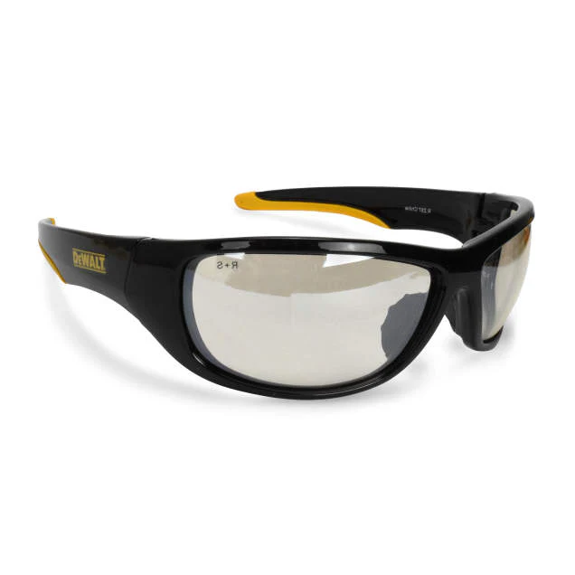 Dewalt DPG94-9D Dominator Safety Glasses, Black / Yellow Frame, I/O Lens - Mactool Shop