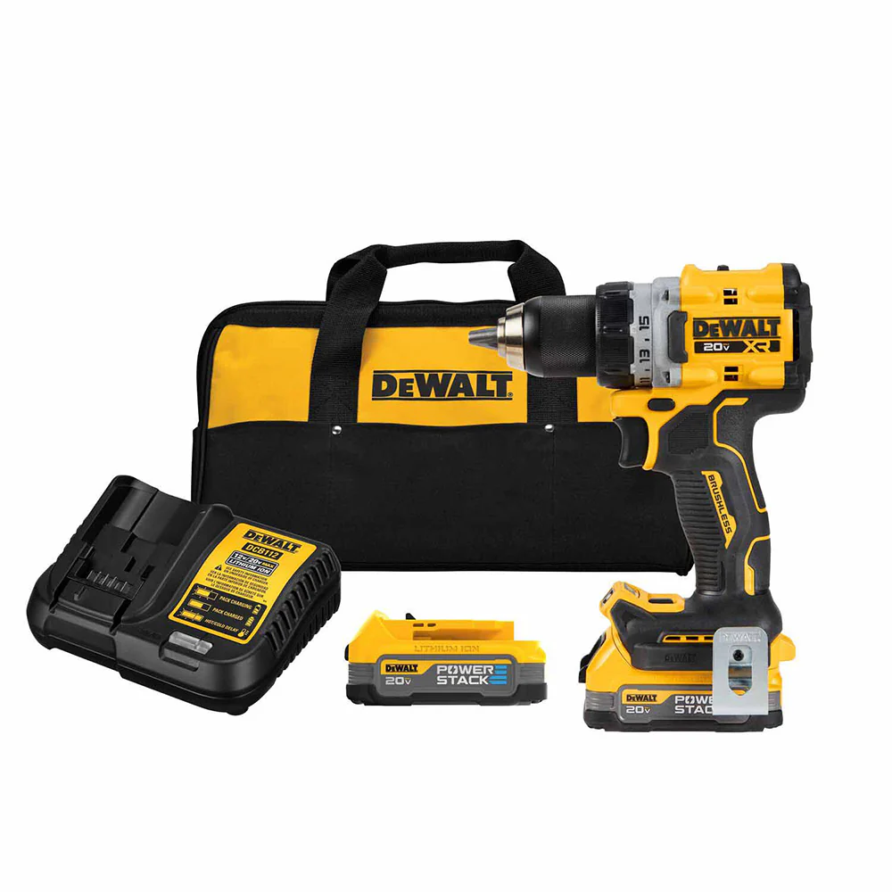 DeWalt DCD800E2 20V MAX XR Brushless Cordless 1/2-in Drill/Driver Kit - Mactool Shop